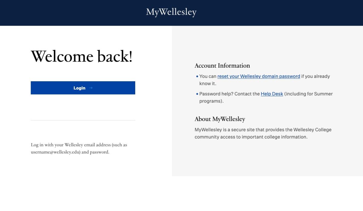 Wellesley Intranet